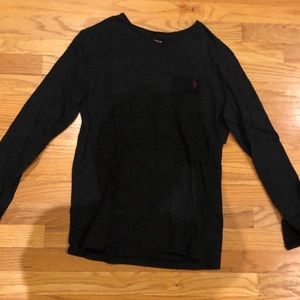 Mens vneck long sleeve